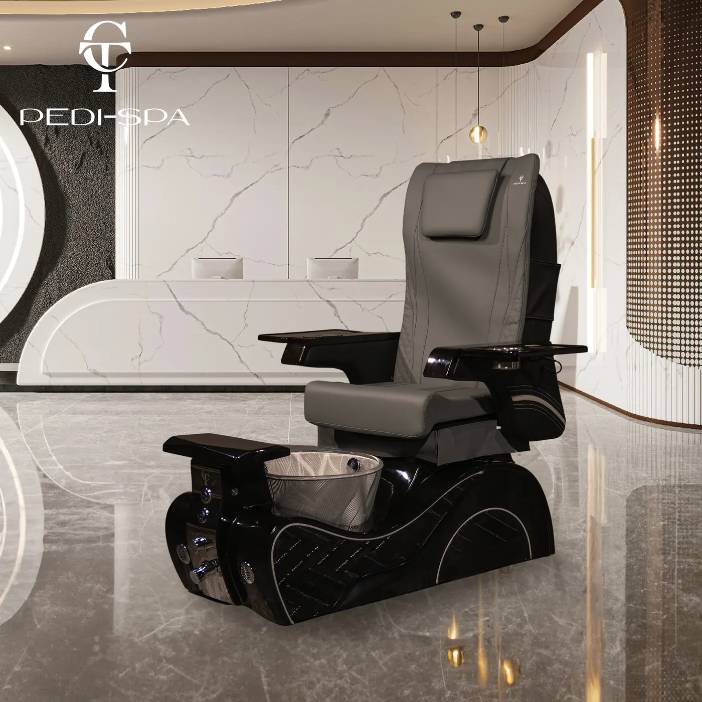 New Wave | Black Base | Silver Basin