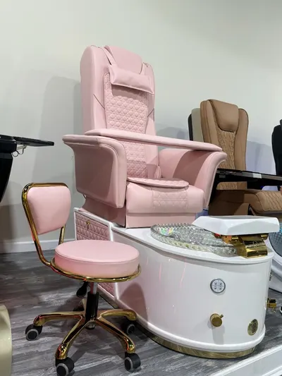 Pink Pedicure Chair COMBO view 2