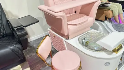 Pink Pedicure Chair COMBO view 3