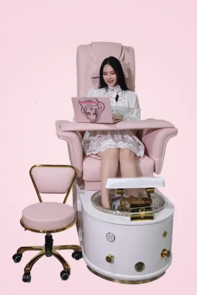 Pink Pedicure Chair COMBO view 5