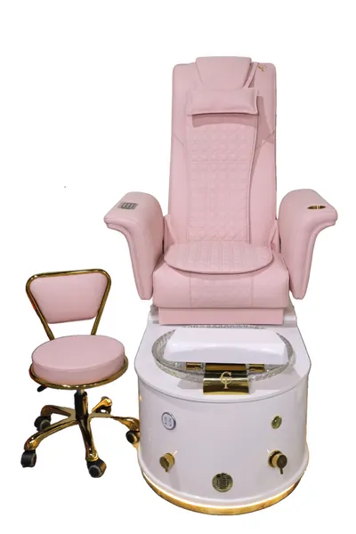 Pink Pedicure Chair COMBO view 1